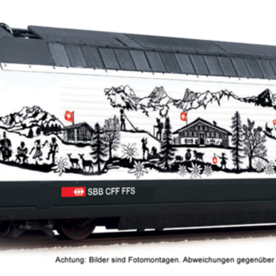 HAG Modellbahnen mit Re 460 "Pilatus-Gerber"