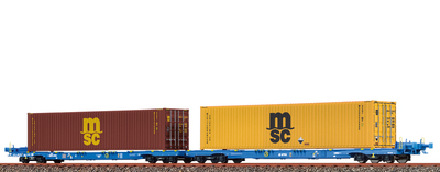 Brawa H0 Containerw. Sffggmrrss VTG, VI, MSC