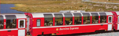 Kato N Wagen-Set Bernina-Express "BEX" RhB 3-teilig ***Wiederauflage Frühjahr 2024***