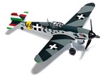Busch H0 Flugz.Bf 109 G6 Ungarn    