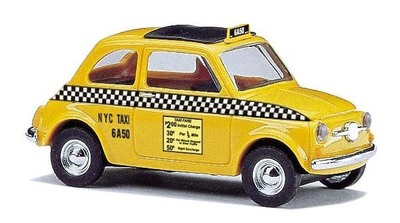 Busch H0 Fiat 500 US Taxi