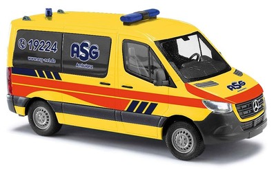 Busch H0 MB Sprinter ASG Ambulanz HH
