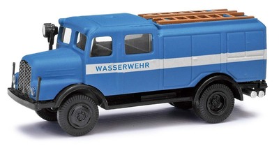 Busch H0 IFA S4000 TLF Wasserwehr blau