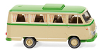 Wiking H0 Borgward Campingbus B611 - elfenbeinbeige/gelbgrün