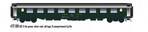 L.S. Models H0 Personenwagen SBB UIC-X Am grün, Dach silber, Logo alt Ep. IVa