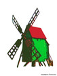 Kibri N Windmühle, 2 Stück
