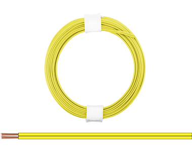 Donau Elektronik 114-33 - Zwillingslitze 0,08 mm² / 5 m gelb-gelb