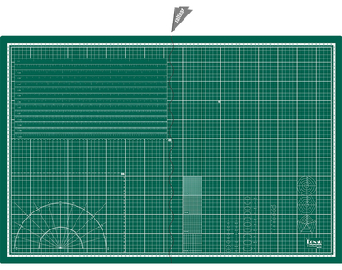 Donau Elektrik MS-A1 - Selbstheilende Schneidematte A1 (900 x 600 x 3 mm) faltbar