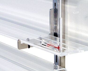 Train-Safe Basic Acrylelement für Spur H0m mit Spurrillen, 180 cm