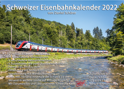Schweizer Eisenbahnkalender 2022