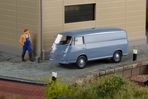 Minicar H0 Kastenwagen blau - Fertigmodell