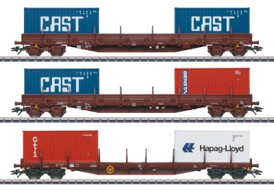 Märklin H0 Containerwagen-Set SNCB