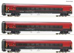 Roco H0 3er Set Railjet ÖBB AC        