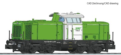 Fleischmann N Diesellokomotive V 100.52, SETG DCC